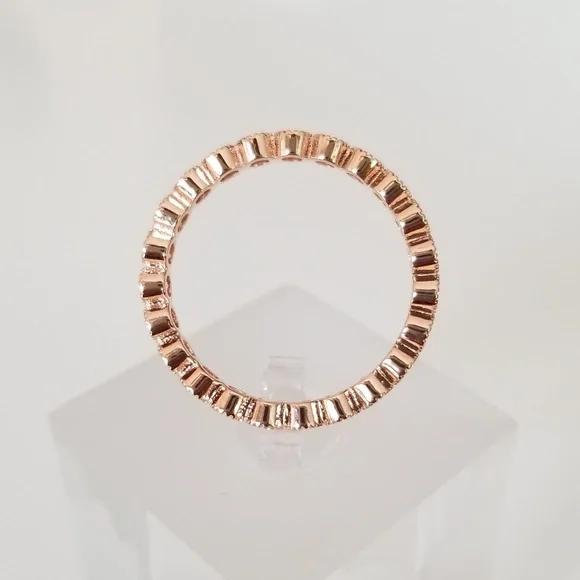 Rose Gold Eternity Band - Picture 4 of 7